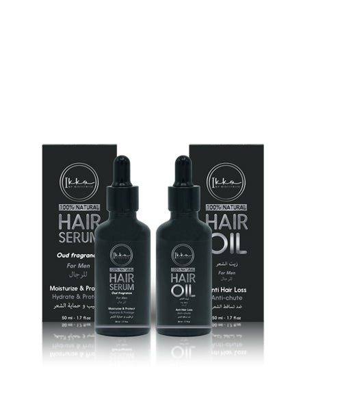 Pack Huile Anti-Chute & Sérum pour Cheveux - Homme